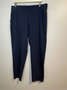Athleta Navy Slim Tapered Track Pants